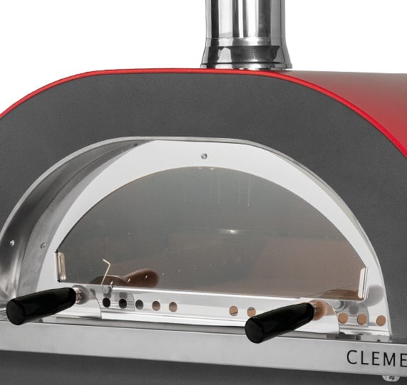 Glazen-deur-Pizzaoven-Clementi-Gold