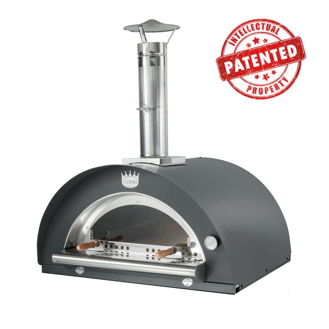 Pizzaoven Clementi Mondo Hout gestookt