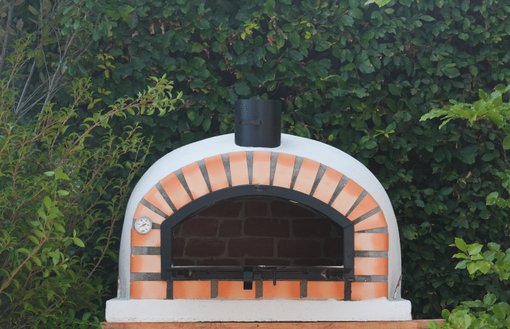 Pizzaoven Sfera Basso Isolato Zwarte Deur